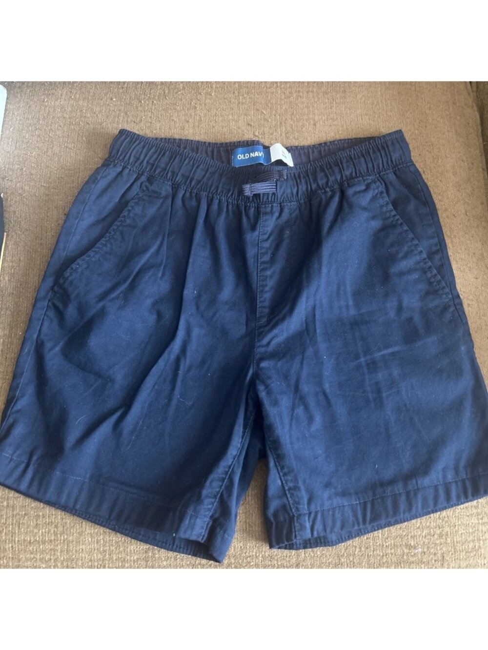 Old Navy Shorts girls Size XL Blue Relaxed Walking sports long pocket with tie